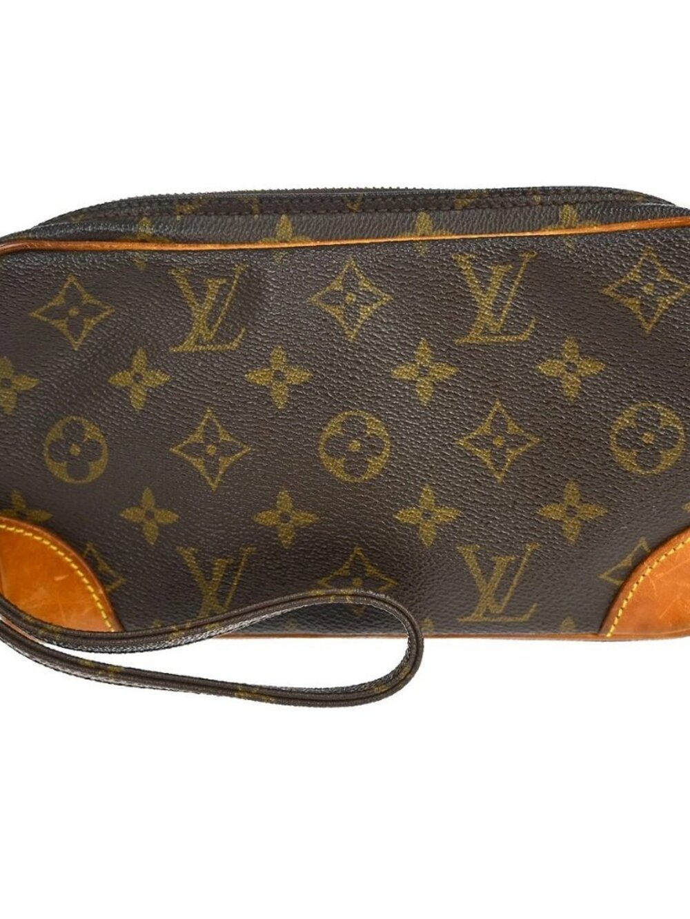 LOUIS VUITTON MARLY DRAGONNE PM CLUCTH BAG PURSE